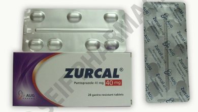 سعر برشام زوركال ZURCAL 40 MG 28 TAB