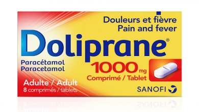سعر دوليبران 1000 ١٥ قرص DOLIPRANE 1 GM 8 TABS.
