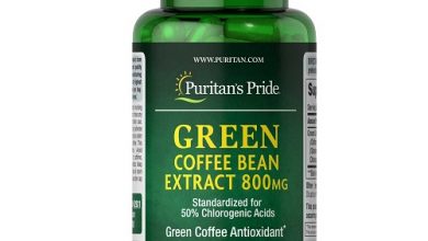 سعر كبسولات جرين كوفي في مصر GREEN COFFEE BEAN EXTRACT 800MG 60 CAPS.