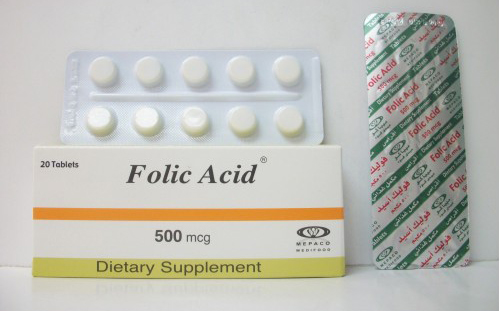 فوليك أسيد أقراص لعلاج نقص حمض الفوليك Folic Acid Tablets الأجزخانة
