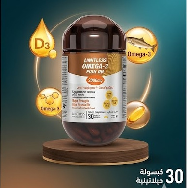 ليمتلس اوميجا ٣ - Limitless Omega 3
